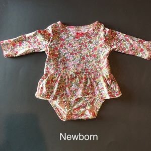 Floral Newborn Onesie